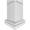 Ekena Millwork Craftsman Classic Square Non-Tapered Herringbone Modern Fretwork Column CC0810ENHBDTUTU - alternate 3
